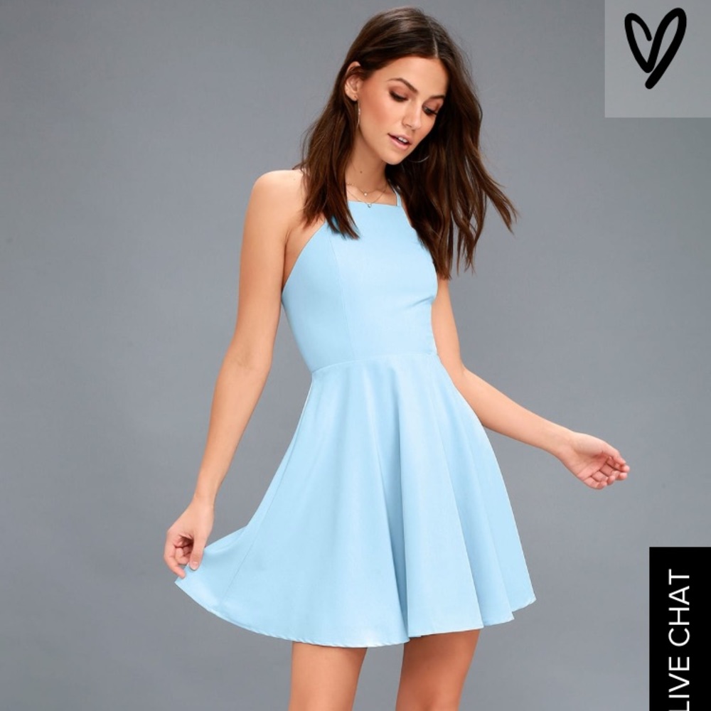 blue lulu's dress